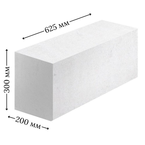 Купить Газоблок Цемрос 625×300×200 (50 шт/поддон) в Белой Калитве